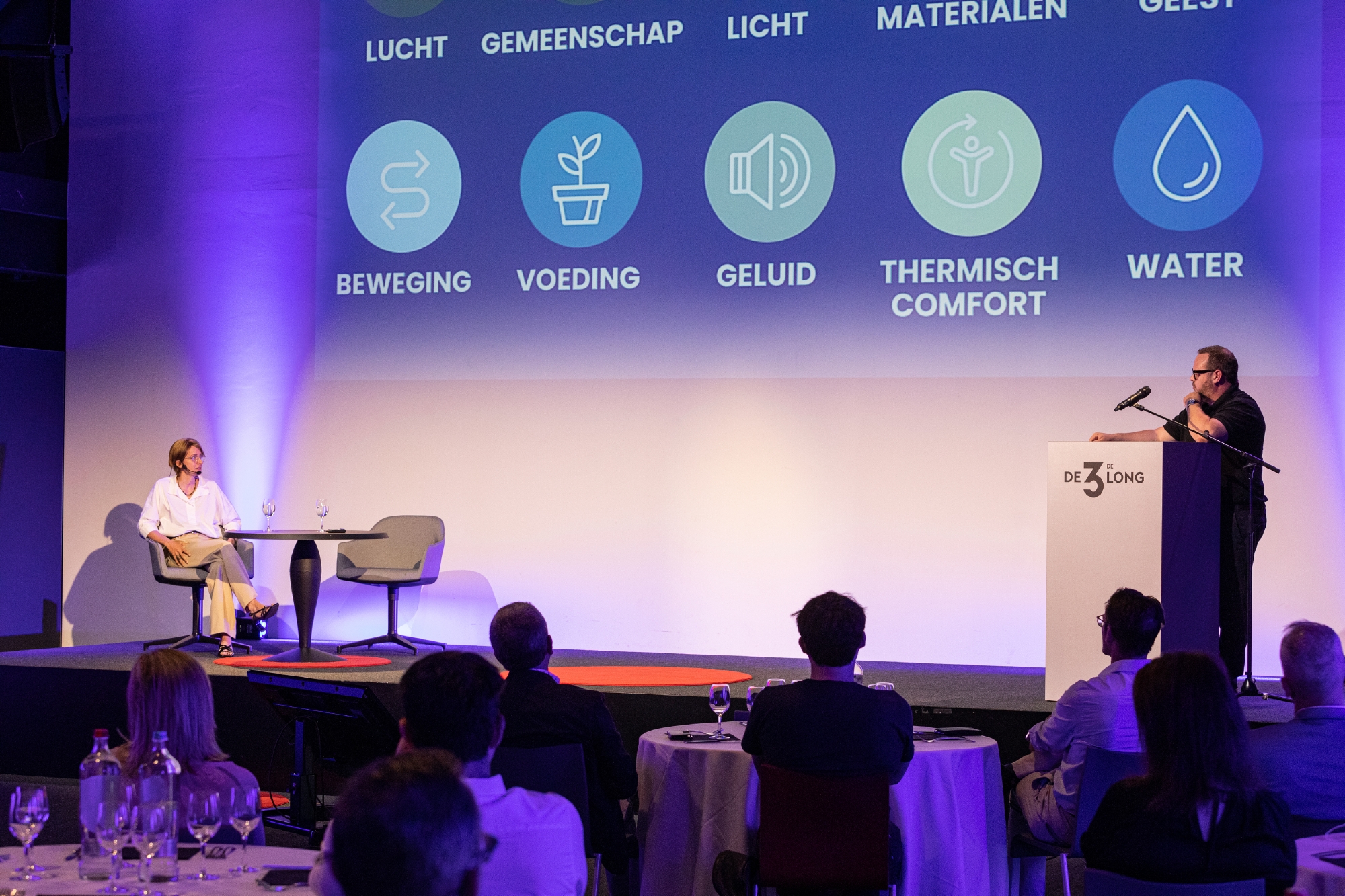 Liesbeth Reekmans op het event van de Derde Long 