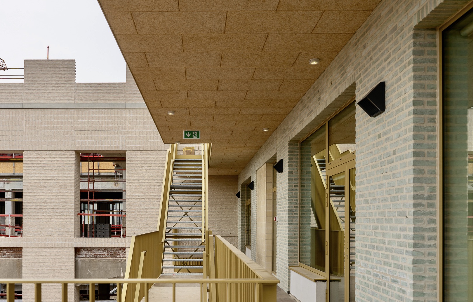 Knauf houtwolplaten op de Egied Van Broeckhovenschool